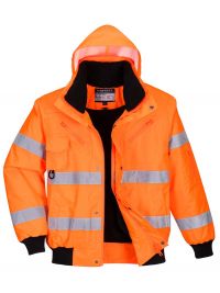 3-in-1 Warnschutz-Pilotjacke